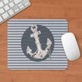 thumbnail image 3 of CafePress - Grey Nautical Stripes Anchor Mousepad - Non-slip Rubber Mousepad, Gaming Mouse Pad, 3 of 6
