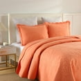 thumbnail image 5 of MarCielo  3 Piece Cotton Oversized Bedspread Quilt Set Tmonica Salmon - Oversized King, 5 of 8