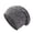 Dark Gray, variant on ZNQHFRE Men Women Thick Solid Knit Pile Hat, Windproof Warm Ear‑Cover Winter Beanie Hat