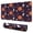 Halloween Elements Pattern, variant on Long Mouse Pads for Desk,Halloween Festive Text Pattern Desk Mats on Top Of Desks, Desk Mouse Pad Extra Large with 3mm Non-Slip Base and Stitched Edge for Gaming,Office,Work,Home 31.5"x11.8"