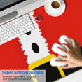 thumbnail image 2 of Long Mouse Pads for Desk,Red Christmas Santa Costume Pattern Desk Mats on Top Of Desks, Desk Mouse Pad Extra Large with 3mm Non-Slip Base and Stitched Edge for Gaming,Office,Work,Home 47.3x23.6in, 2 of 5