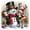Red, variant on Snowman Stamped Cross Stitch Kits for Adults,Christmas Embroidery Kits for Beginners Adults,Cross Stitch Kits for Adults Arts Craft