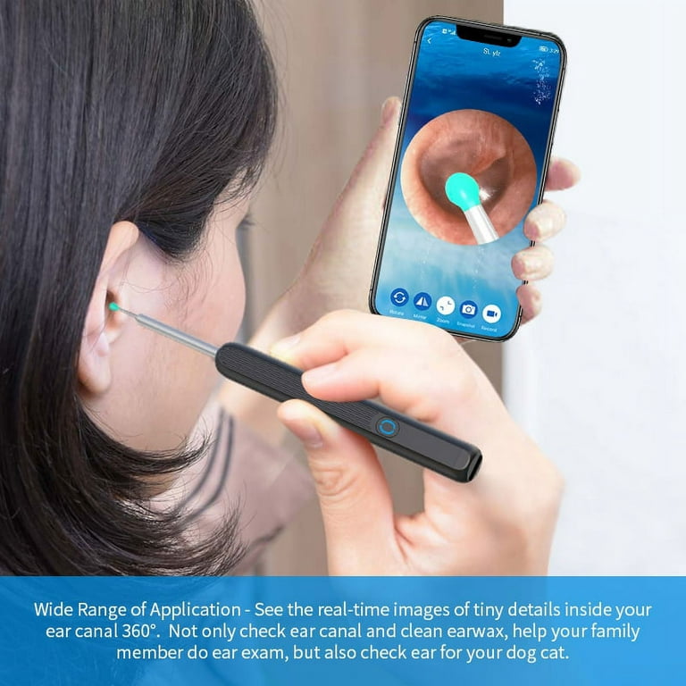 Smart Ear Wax Removal Cleaner Wireless Visual Endoscope Otoscope