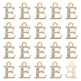 thumbnail image 1 of Uxcell 20 Pack Rhinestone E Letter Charm for DIY Bracelet/Wristbands/Jewelry Gold 0.39" x 0.51", 1 of 6
