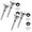Silver 2PCS, variant on 2/1 Set Tub Spout Diverter Repair Kit Including 2 Diverter Valve Stems 2 Cup Seals 2 Diverter Gates Bathroom Shower Tub Faucet Bathtub Leak Repair Replacement Part