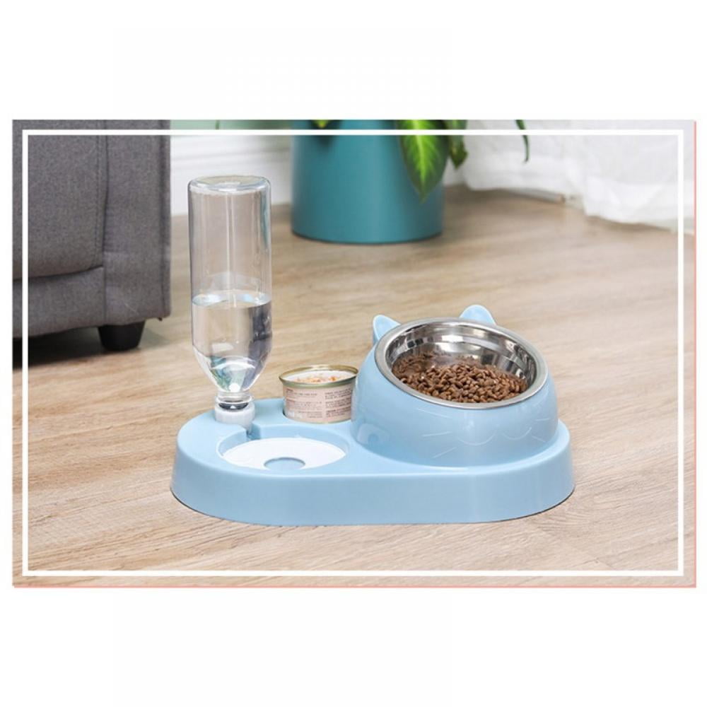 Buy Automatic Cat Feeder and Water Dispenser in Set for Small Medium