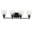 thumbnail image 5 of JONATHAN Y Marais 30" 4-Light Metal/Glass LED Vanity, Oil Rubbed Bronze, 5 of 7
