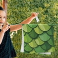 thumbnail image 5 of Green Dragon Scales Hand Towel Absorbent Bath Towels for Bathroom Sports Gym 28" x 14" Set of 2, 5 of 8