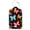 Colorful Butterfly Floral, variant on Luggage Tags,Gothic Dark Art Floral Skull Butterfly Design, Double-Sided Privacy Cover ID Labels with Stainless Steel Loop and Address Card for Travel Bag Suitcase