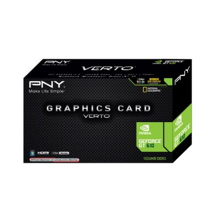 Pny 1024mb Pc - PNY VCGGT610XPB GeForce 1024MB 64-bit DDR3 HDCP Ready Graphics Card