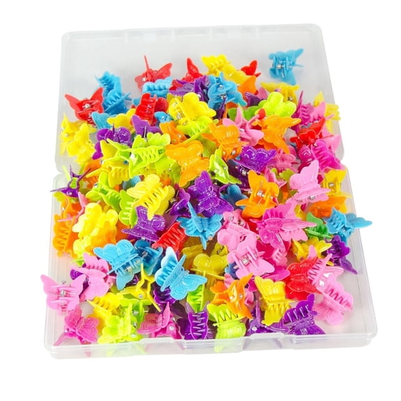 Butterfly Hair Clips, Hair Accessories for Women and Girls (50 pcs Random Colour)