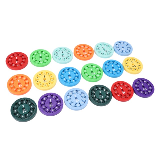 Interactive Math Rotation Toy, Colorful Educational Game for Kids with Math Learning, Education Toys, and Activities
