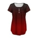 thumbnail image 3 of Mujeres de Verano Tops de Manga Corta Impresa Casual Cuello Redondo Plisado Superior 95% Poliéster 5% Spandex, Blusa de Moda para Todas las Estaciones, 3 of 6