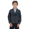 thumbnail image 2 of Gioberti Kids and Boys Full Zip Cardigan Patch Design Sweater with Brushed Flannel Lining, 2 of 5