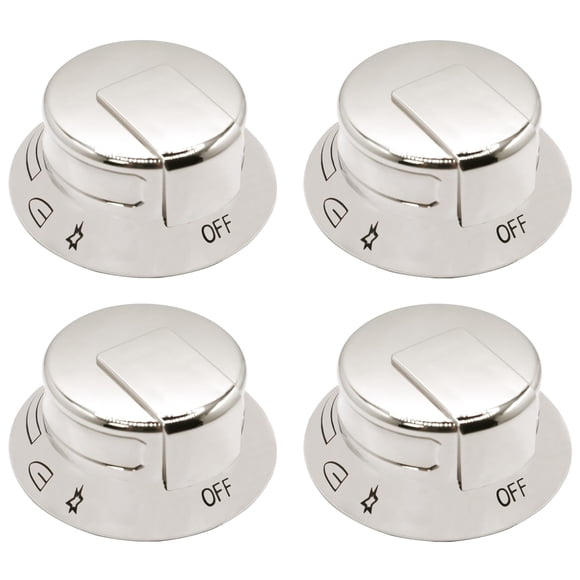 Perillas de control para hornillas de cocina, paquete de 4 unidades, compatibles con Frigidaire
