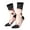 3 Black, variant on Cute Axolotl Sakura Blossoms Crew Socks for Men & Women, Breathable Casual Athletic Ankle Socks