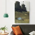 thumbnail image 4 of Andrew Wyeth Distant Thunder Prints Poster Picture Print Wall Art Poster Painting Canvas Posters Artworks Gift Room Aesthetic 16x24inch(40x60cm), 4 of 6