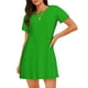 thumbnail image 1 of Fotbe Green Bata de Dormir para Mujer con Estampado, Camisón de Algodón de Manga Corta, Ropa de Dormir Casual, 1 of 6