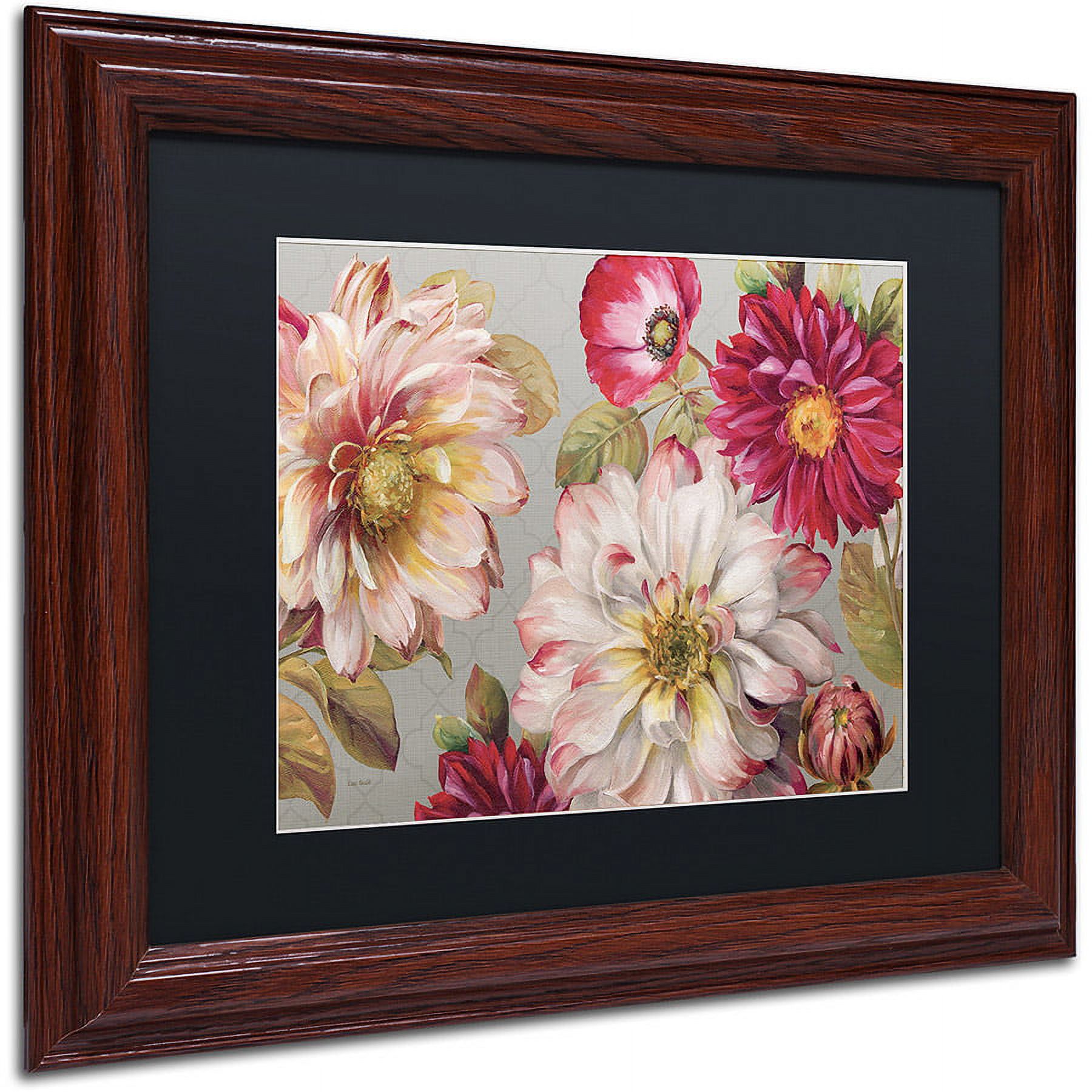 Trademark Fine Art "Classically beautiful I" Canvas Art by Lisa Audit, Black Matte, Wood Frame
