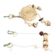 thumbnail image 5 of Parrot Swing Hanging Toy Bite Resistance Bird Corn Husk Swing Toy Cotton Rope Funny Rattan Balls for Budgerigars for Parakeets, 5 of 8