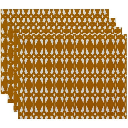 

Simply Daisy 18 x 14 Geo-Craze Geometric Print Placemat