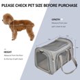thumbnail image 7 of SPRING PARK Portable Cat Carriers Dog Carrier Pet Carrier for Small Medium Cats Dogs Puppies, Small Dog Crossbody Pouch, Collapsible Puppy Carrier, 7 of 7