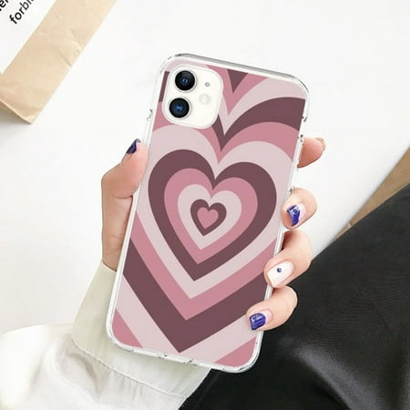 Cell Phone Case Red Heart Cute Pattern for Samsung for XiaoMi for Sony for Huawei for iPhone 15 Pro Max for iPhone 15/14/13/12/11/X/XR（Huawei P8 Lite）