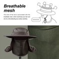 thumbnail image 3 of Unisex Fishing Hat Men Sun Protection Cap Garden Travel Lawn Work Outdoor Sports Hiking Hats Neck Flap, 3 of 9