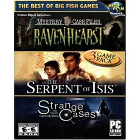 Ravenhearst, The Serpent of Isis & Strange Cases Hidden Object Adventure (PC CD), 3 (Best Big Fish Adventure Games)