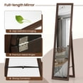 thumbnail image 5 of Kadyn Full Length Mirror, Dressing Mirror, Full Body Mirror,Full Length Mirror with Stand and Solid Wood Frame-14.5 x 14 x 61 inches, 5 of 9