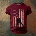 thumbnail image 2 of CUSTG Men T-Shirts Casual 4th Of July 250th Anniversary Shirt T Shirt Prints Crew Neck Short Sleeve 250 Years Birthday Patriotic Celebrate America's 250th Anniversary Leisure 1776-2026 Tops, 2 of 4
