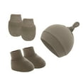 thumbnail image 3 of OOKWE Cotton Baby Gloves Soft Anti Scratching Newborn Mittens+ Hat+Foot Cover Set, 3 of 16