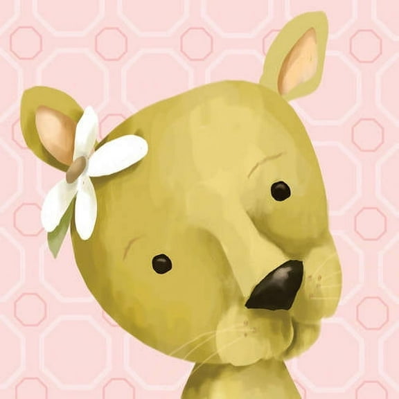 Oopsy Daisy's Laurie the Lioness Canvas Wall Art, 10x10