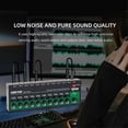 thumbnail image 4 of MIX1000 Ultra Low Noise 10 Channel Stereo Mixer Mini Sound Audios Mixer for Small Clubs Bars Guitars Bass Keyboards(EU), 4 of 5
