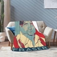 thumbnail image 6 of Brendan Fraser Blanket Super Soft Lightweight Fleece Thermal Blanket All Season for Bed Couch Living Room Air Conditioning Blanket, 6 of 7