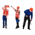 thumbnail image 4 of Figuras en miniatura, modelo a escala 1/64, figuras diminutas, trabajadores de la construcción, diorama Estilo A, 4 of 9