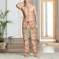 thumbnail image 5 of Goofa Indian Paisley 1 Pattern Printed Soft Pajama Pants for Men, Wide Leg Comfy Casual Lounge Yoga Pants-X-Large, 5 of 9