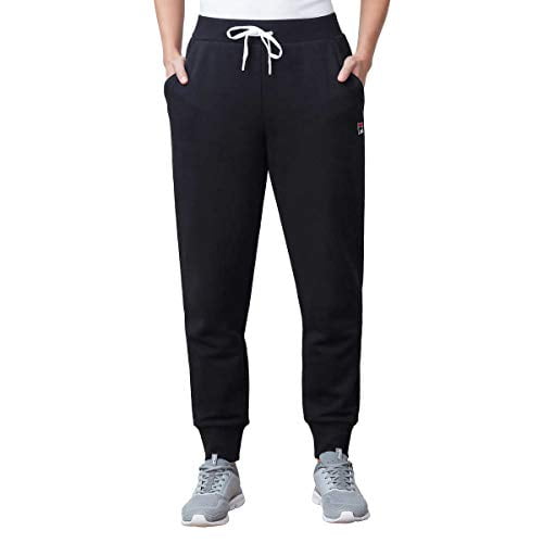 fila joggers black