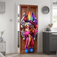 thumbnail image 5 of Decorative Carnival Door Curtain, Mardi Gras Party Decoration, 36X72 Inch - Grommeted With Decorative Ribbon, Attached For Hanging - For Home Parties, Carnival Events, Festival, 5 of 5