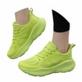thumbnail image 3 of CHENge Brown Sneakers Women Flexible Sole Support Oil-Resistants Tennis Outdoor Sports Women Fall Shoes(Green,6.5), 3 of 7