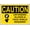 Warning Sign 3, variant on Warning Sign - Caution Cryogenic Gloves & Face Shield Required, 8"x12" Metal Tin Sign, for Laboratories, Industrial Cold Storage, Safety Equipment Sign