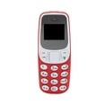 thumbnail image 1 of Teléfono móvil Teléfono GSM Teléfono móvil Red 2G Recargable Tarjeta SIM dual Teléfono Reproductor de música, Rojo Inevent EL2669-02B, 1 of 7