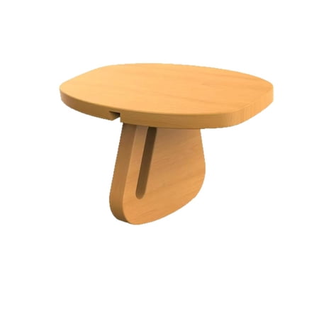 EHJRE Natural Wood Yoga Stool Meditation Bench Balance Oval Mindfulness Stable Detachable Construction Slot-fit Insert Suitable for Home Corner Workout Area Meditation Space