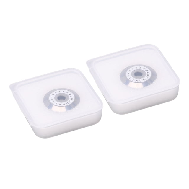 2 cuchillas de corte de fibra de carburo de tungsteno de 20 mm y 16 lados para SKL‑6C, ET‑205 y HB‑6C