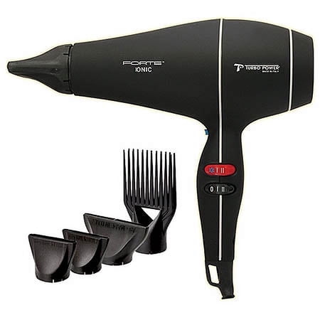 Turbo Power Forte Ionic 3000 Hair Dryer Black/White