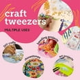 thumbnail image 5 of Incraftables Assorted Kids Tweezers 20pcs. Kids Craft Tongs for DIY Projects, Pearl Beads & More, 5 of 17