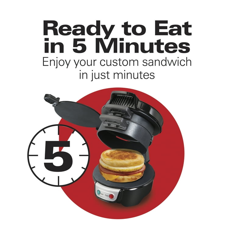 the 10-minute Healthy Hot Breakfast: Hamilton Beach Sandwich Maker