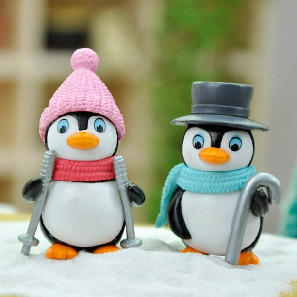 Cute Penguin Characters Toys Mini Penguin Figure Collection Playset, Penguin Cake Topper, 8 Pieces - Walmart.ca
