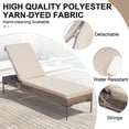 thumbnail image 2 of Crestlive Products Crestlive Patio Outdoor Chaise Lounge Chair Cushion 1PC - Beige - 80 inches long, 2 of 5