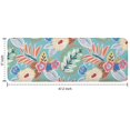 thumbnail image 7 of Green Pioneer Flower and Leaf Kitchen Rug Mat,Kitchen Runner Rugs Non Skid Washable,Decorative Kitchen Floor Mats for Kitchen,Sink,Laundry,17"x47.2", 7 of 7